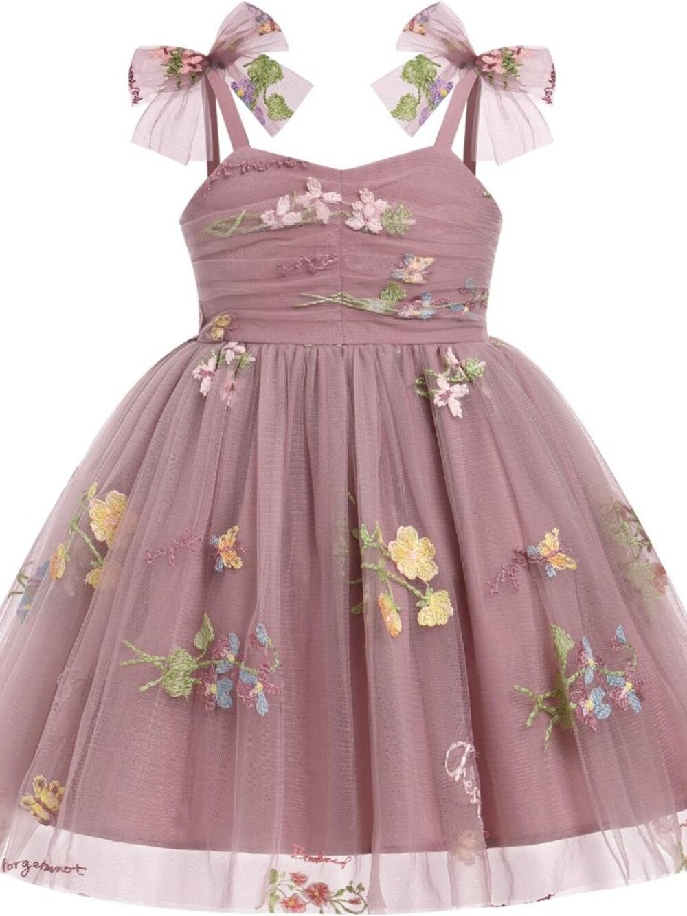 Toddler Baby Girl Birthday Dress Floral Sequin Tulle Tutu Dresses for Pageant Pa